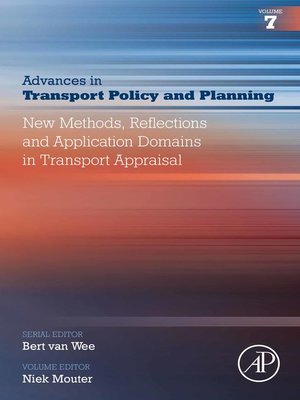 cover image of New Methods, Reflections and Application Domains in Transport Appraisal